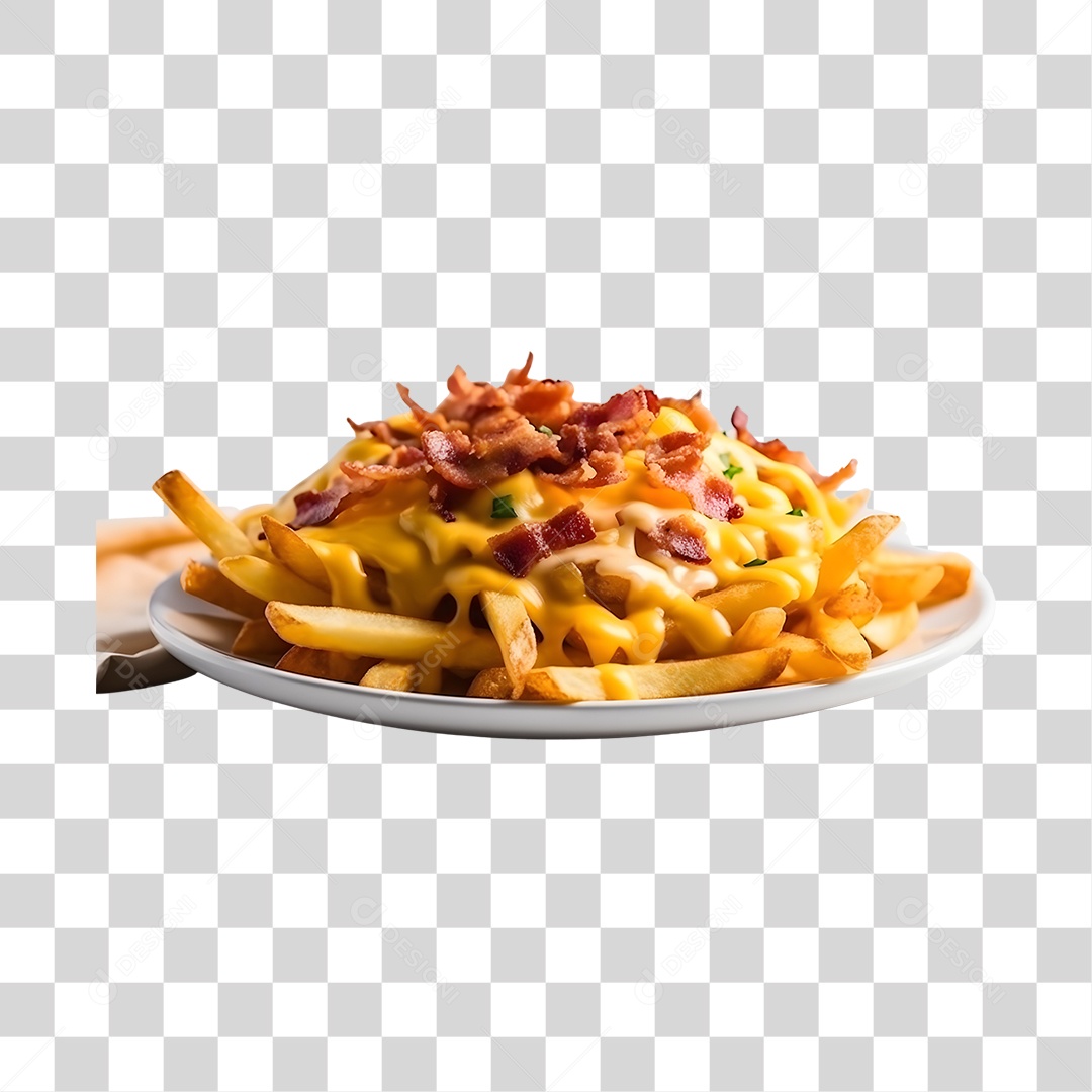 Batata frita com cheddar