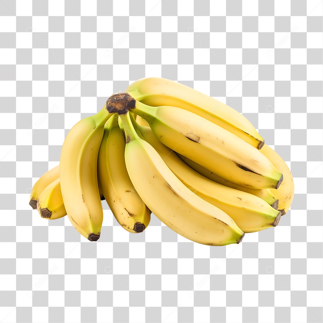 Banana fresca e maduras PNG Transparente