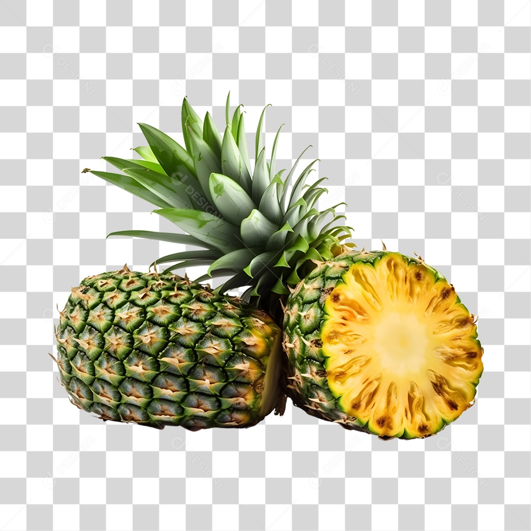 Abacaxis frescos e maduros