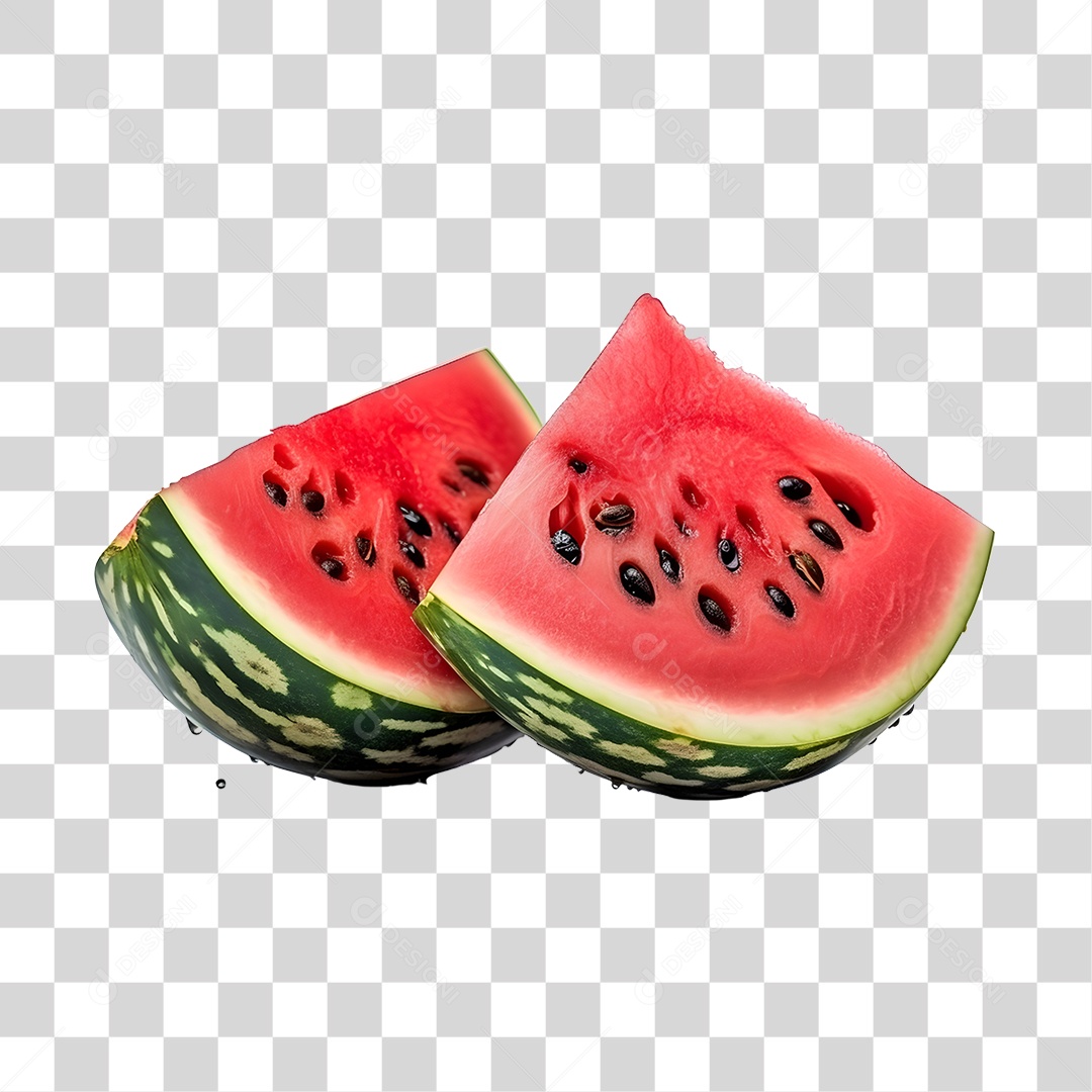 Melancia Fresca e Maduras PNG Transparente