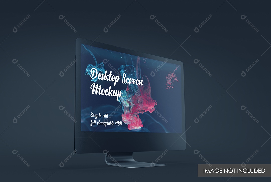 Mockup Painel Computador Imagem PSD