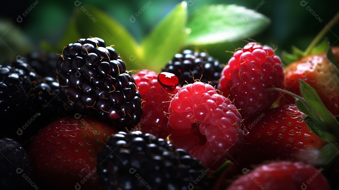 Frutas saudáveis e frescas sobre fundo isolado