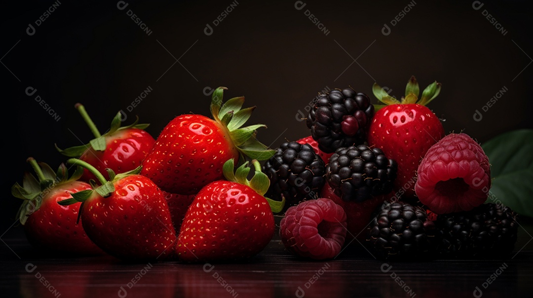 Frutas saudáveis e frescas sobre fundo isolado