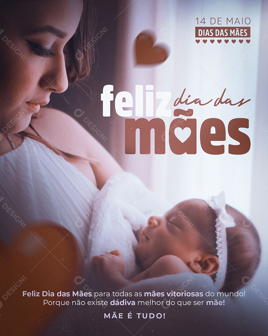 Social Media Feliz Dia Das Mães 14 De Maio PSD Editavel