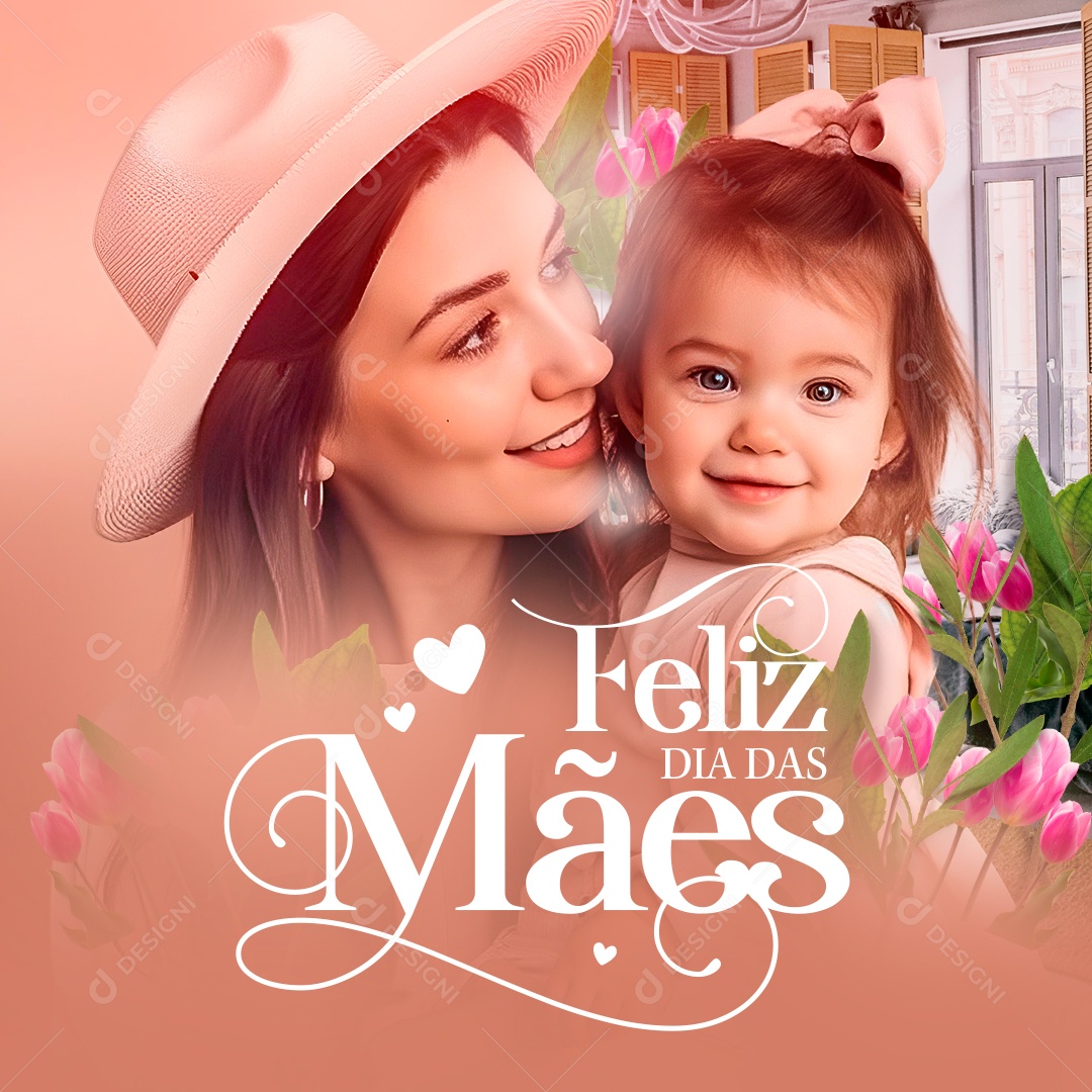 Feliz Dia Das Mães 14 de Maio Social Media PSD Editável
