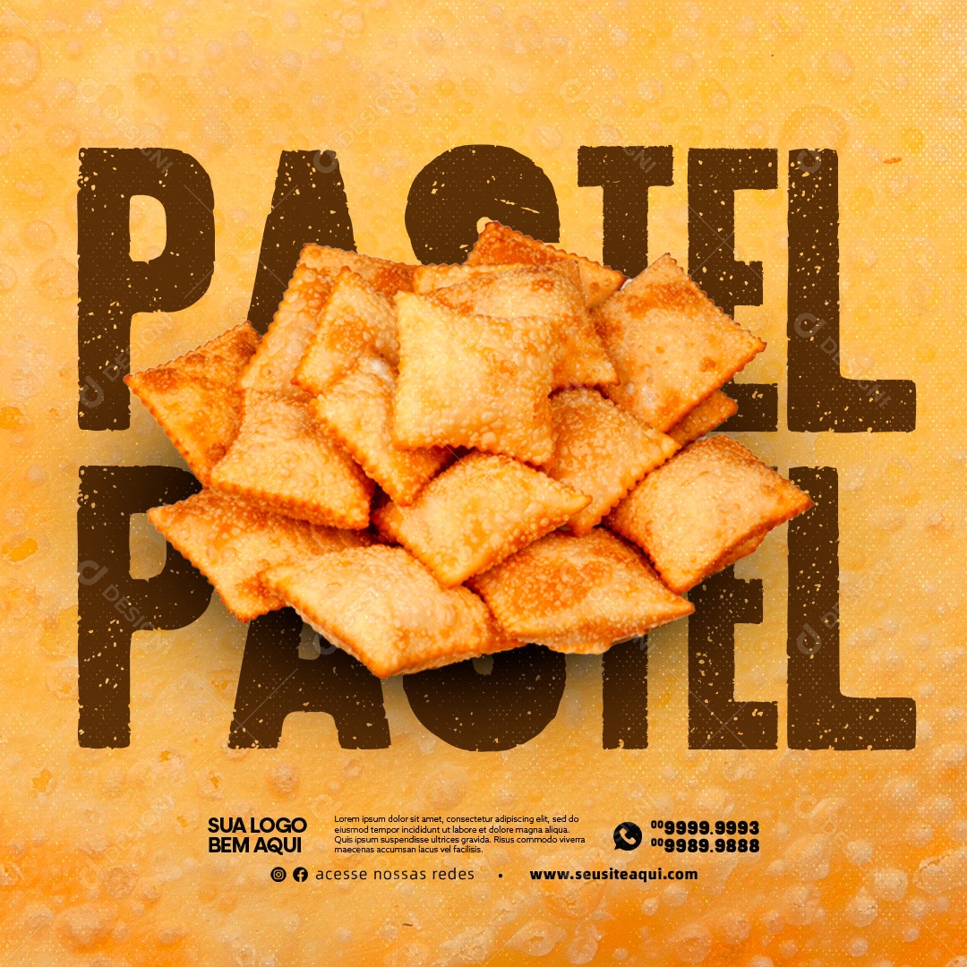 Pastelaria Social Media PSD Editável