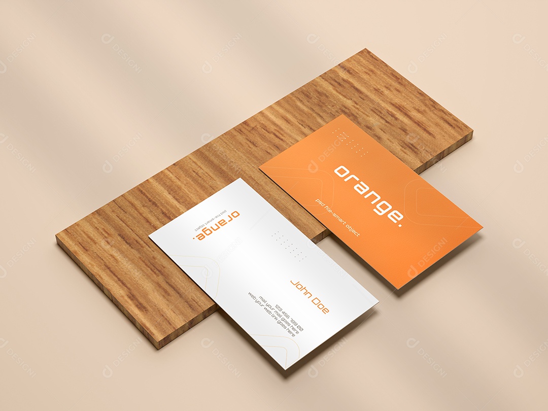 Modelo de Cartão de Visita Frente e Verso PSD