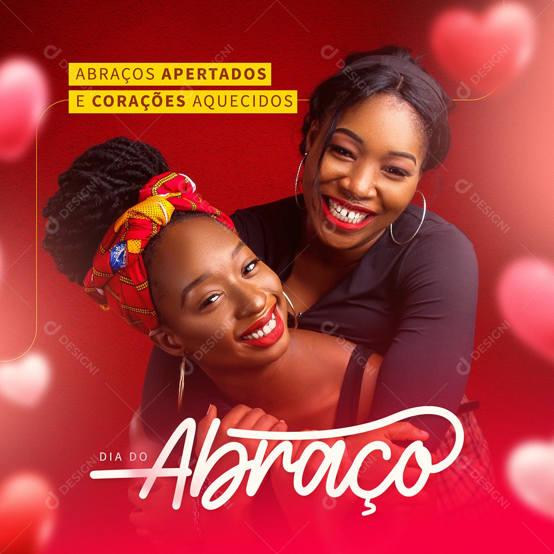 Social Media Dia 22 De Maio Dia Do Abraço Data Comemorativa PSD Editável