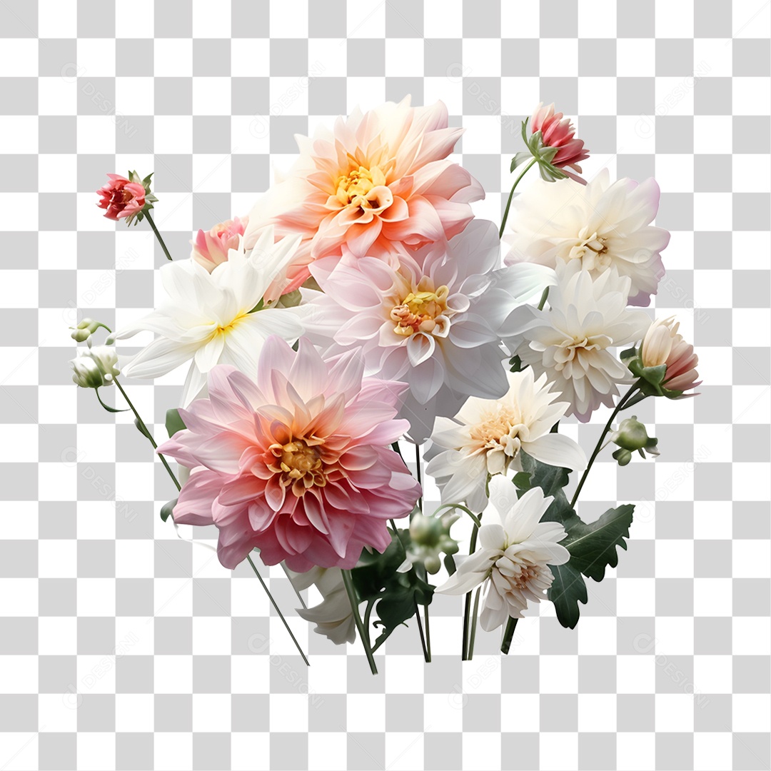 Lindas flores PNG Transparente