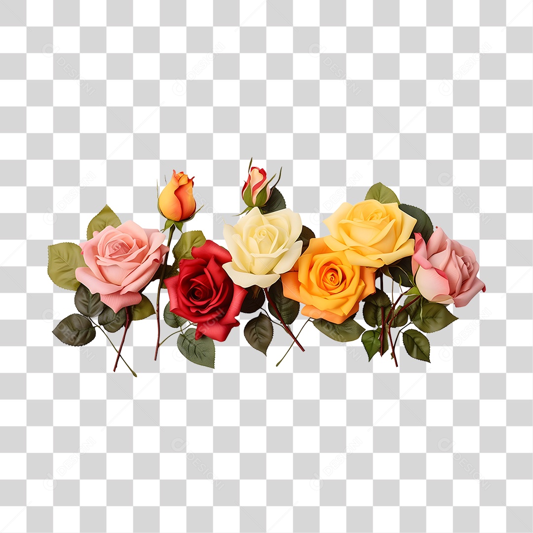 Lindas flores PNG Transparente