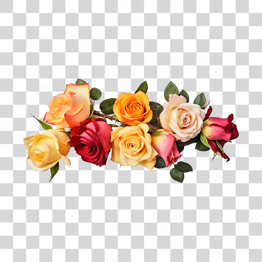 Lindas flores PNG Transparente