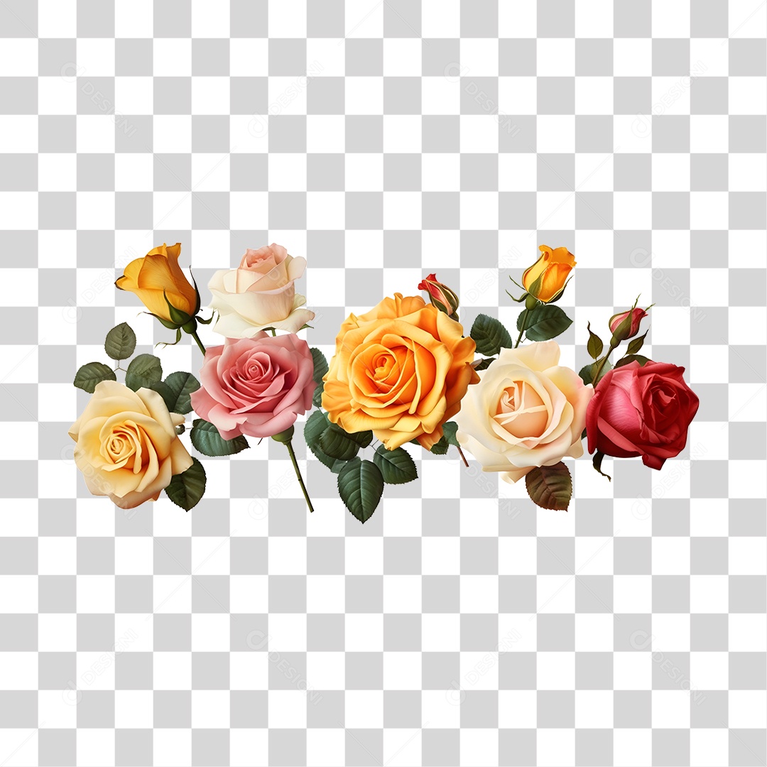 Lindas flores PNG Transparente