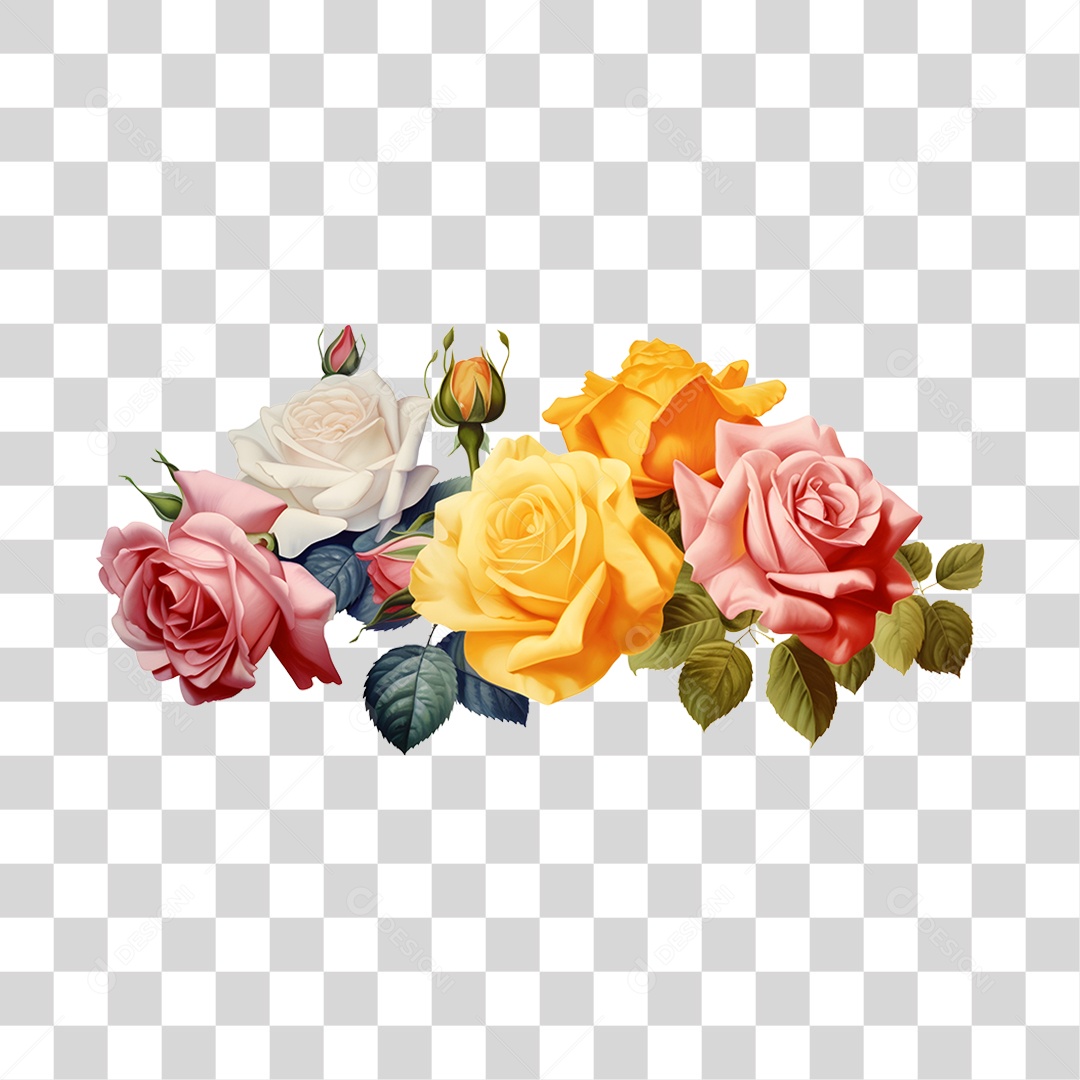 Lindas flores PNG Transparente