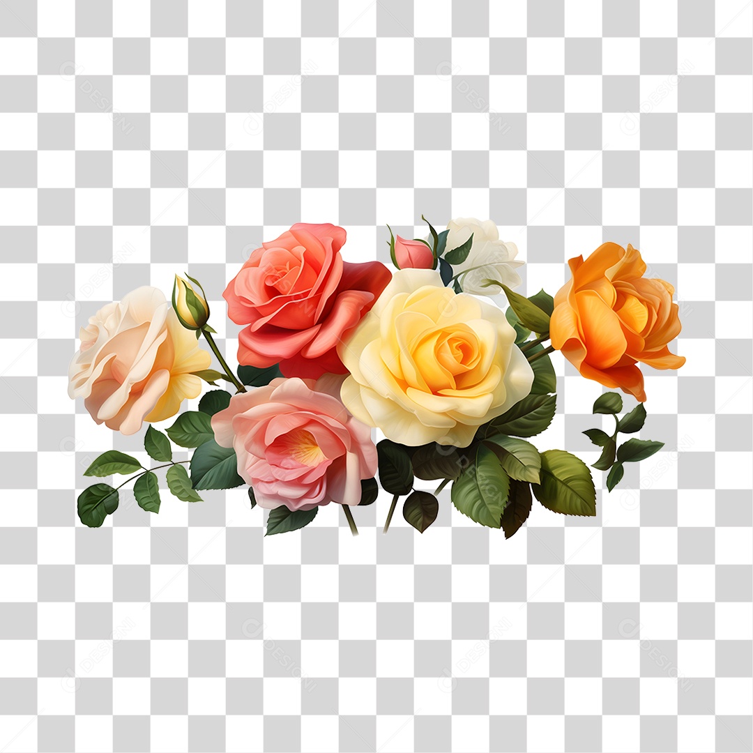 Lindas flores PNG Transparente