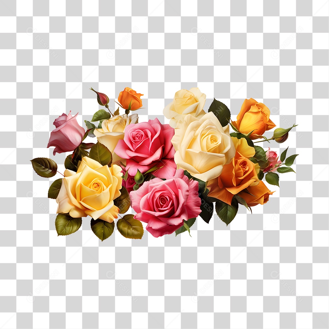 Lindas flores PNG Transparente