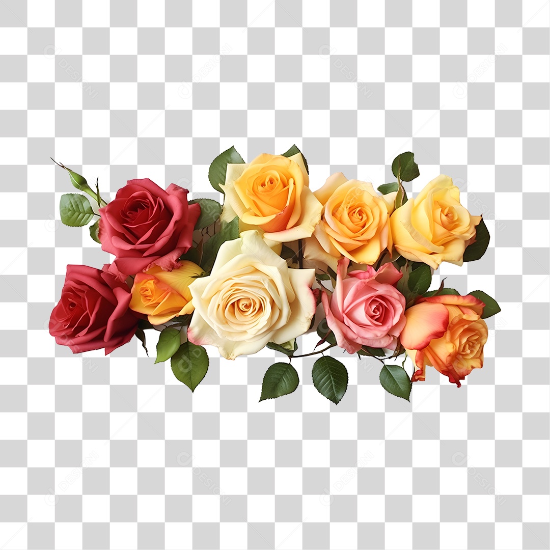 Lindas flores PNG Transparente