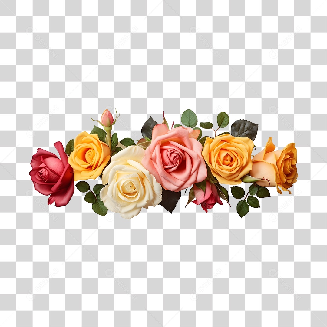 Lindas flores PNG Transparente