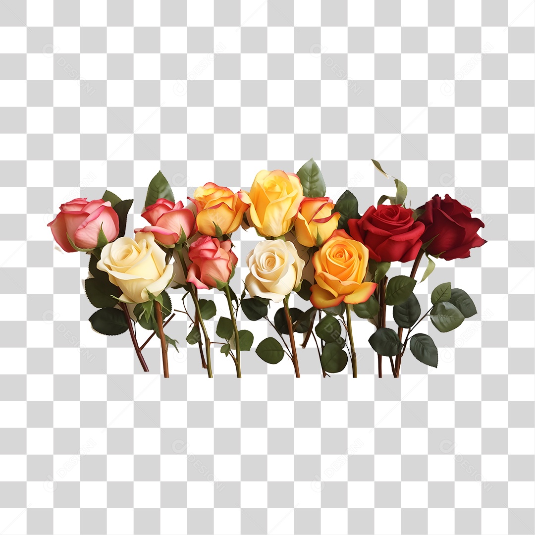 Lindas flores PNG Transparente