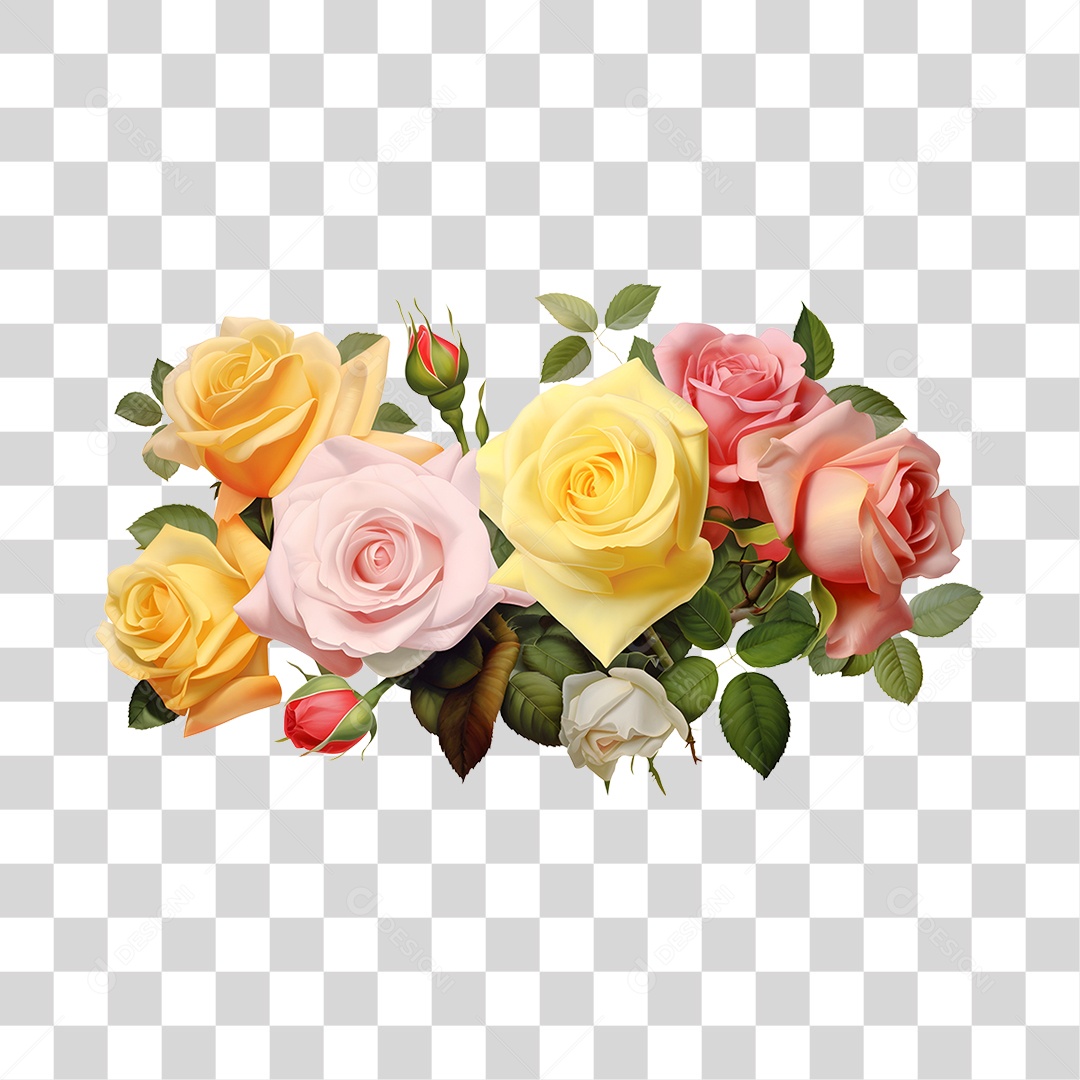 Lindas flores PNG Transparente