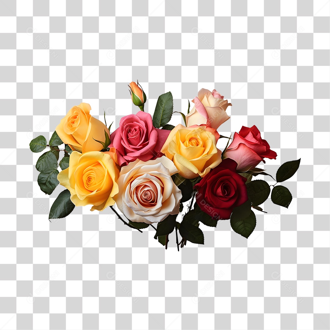 Lindas flores PNG Transparente