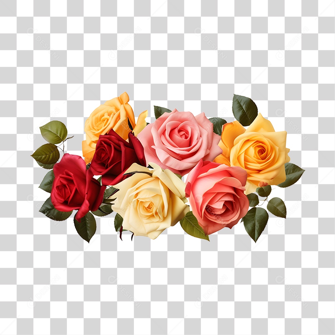 Lindas flores PNG Transparente