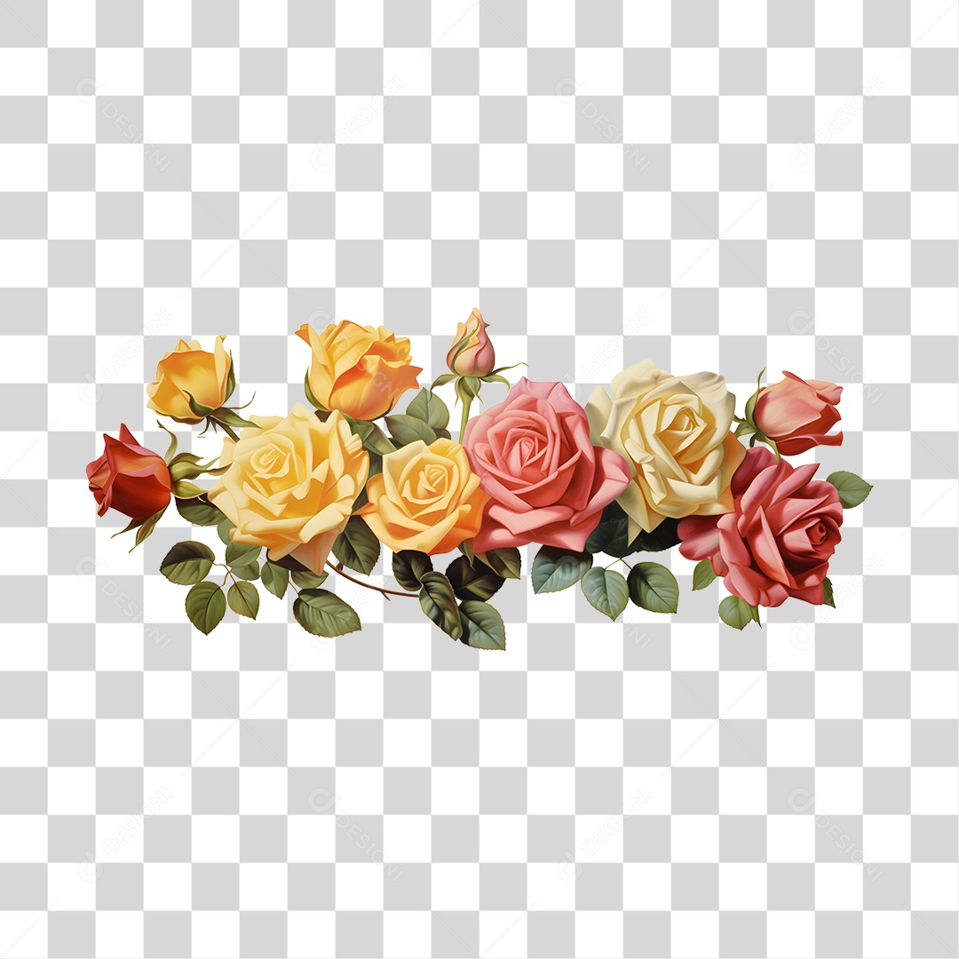 Lindas flores PNG Transparente