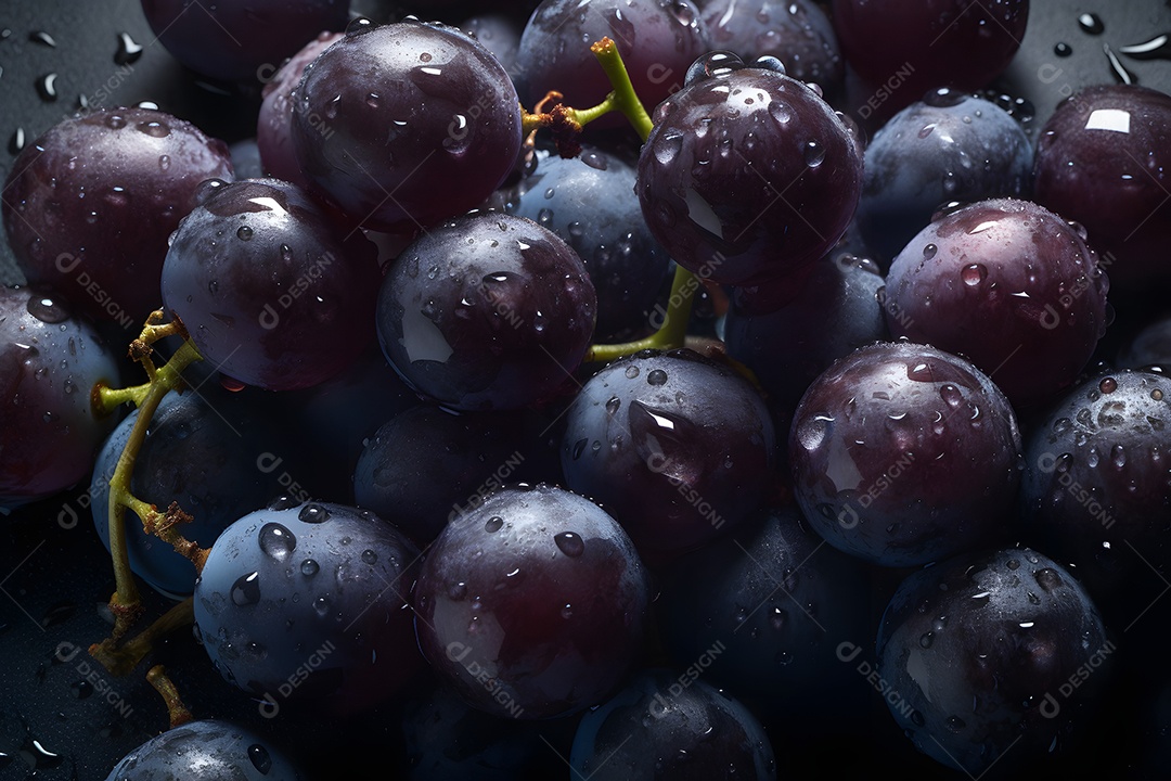 Ameixas saborosas sobre fundo isolado