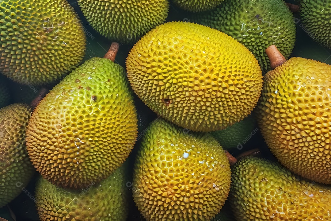 Jaca saboroso sobre fundo isolado