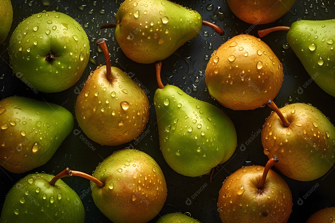 Pera sobre fundo isolado