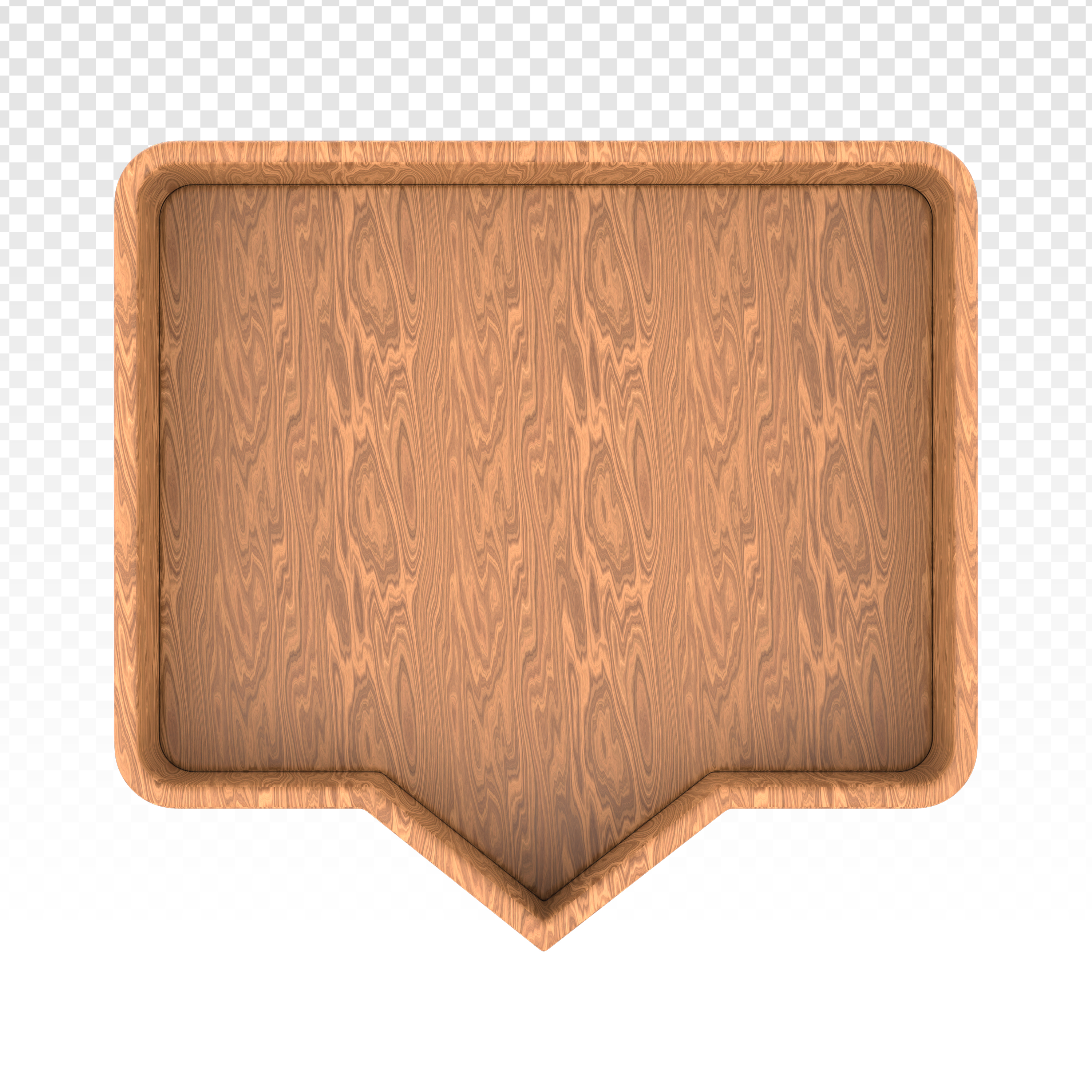 Caixa De Mensagem Elemento 3D Para Composição PSD