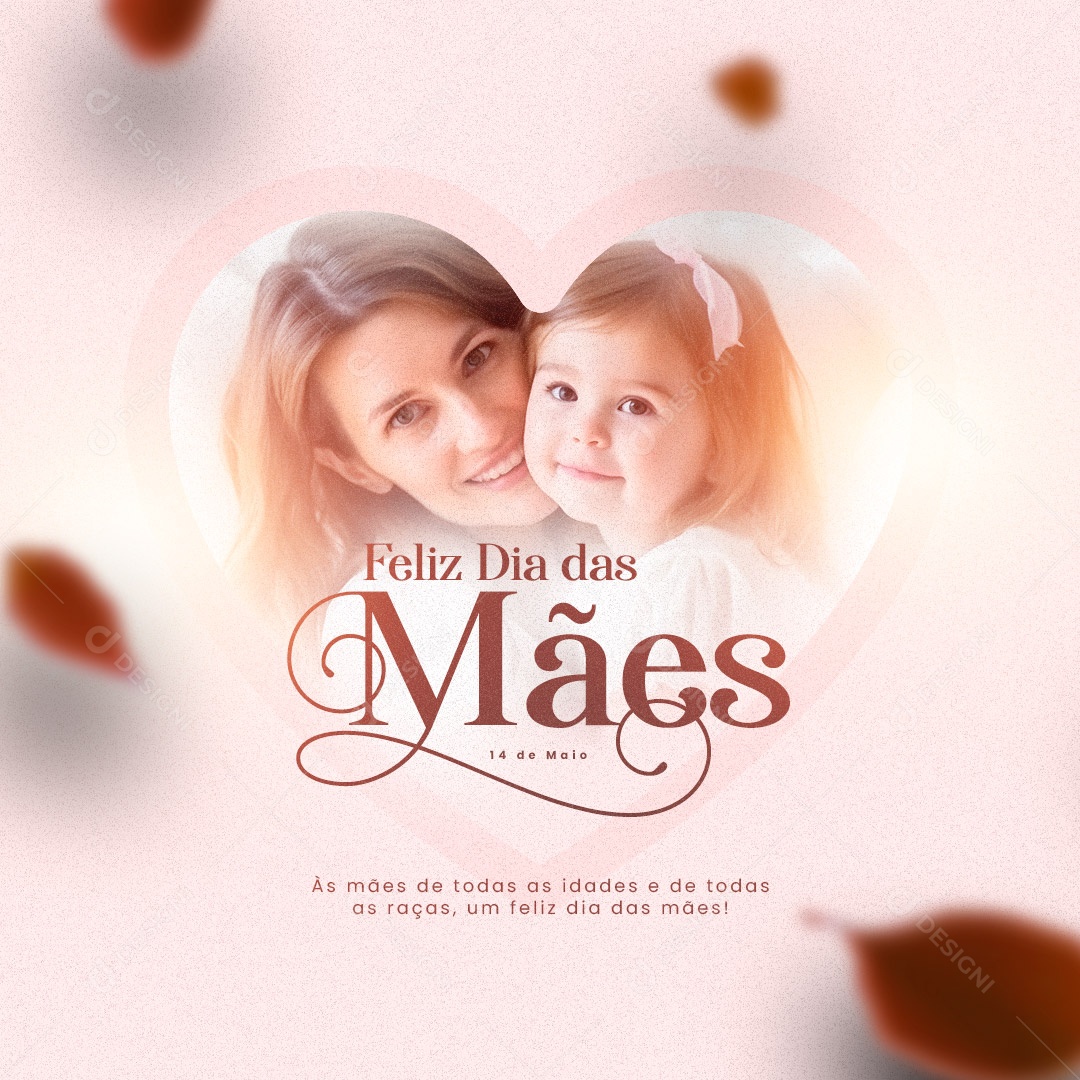 Feliz Dia Das Mães 14 de Maio Social Media PSD Editável