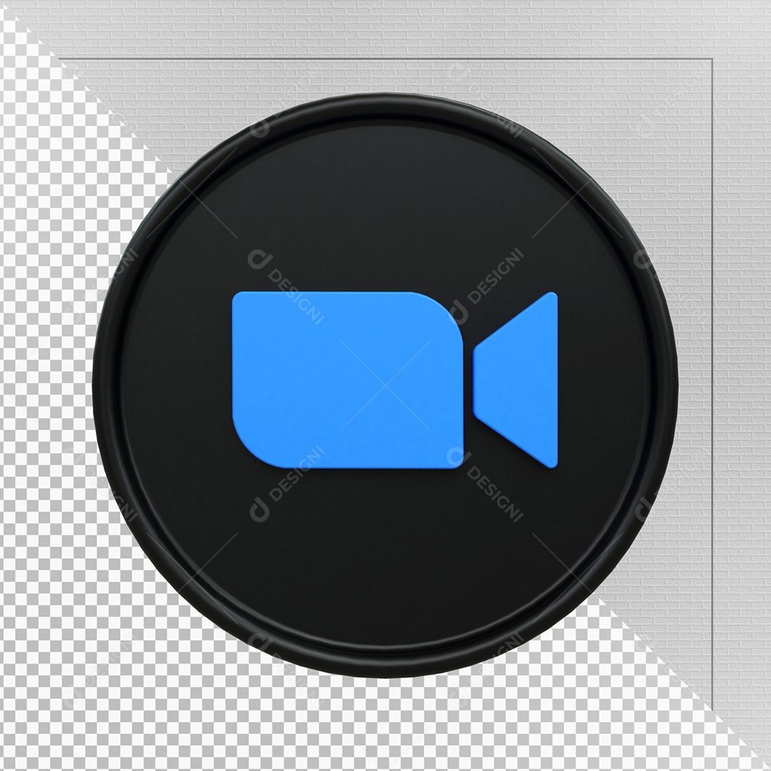 Ícone Do Zoom Elemento 3D Para Composição PSD
