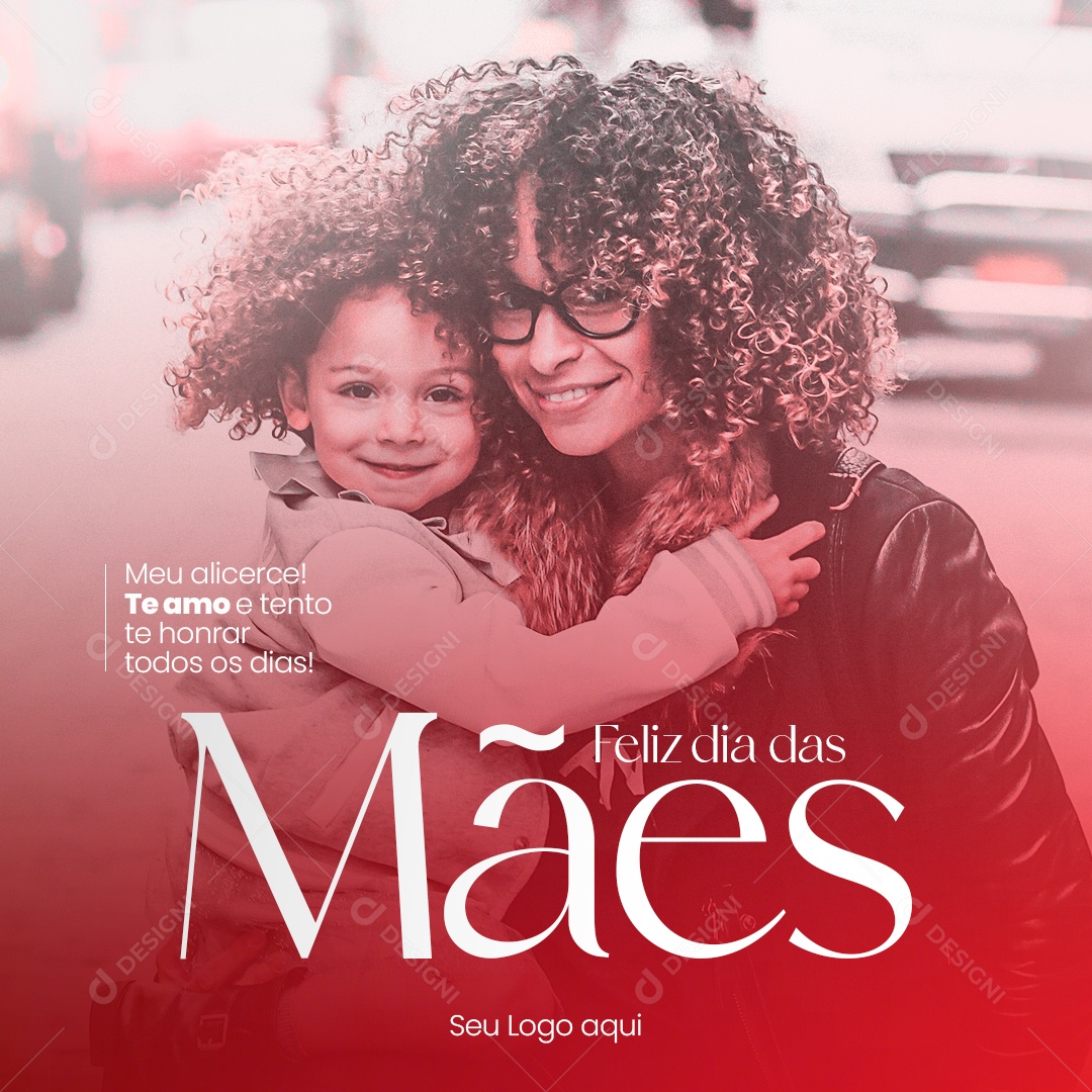 Social Media Feliz Dia Das Mães Te honrar Todos Os Dias PSD Editavel