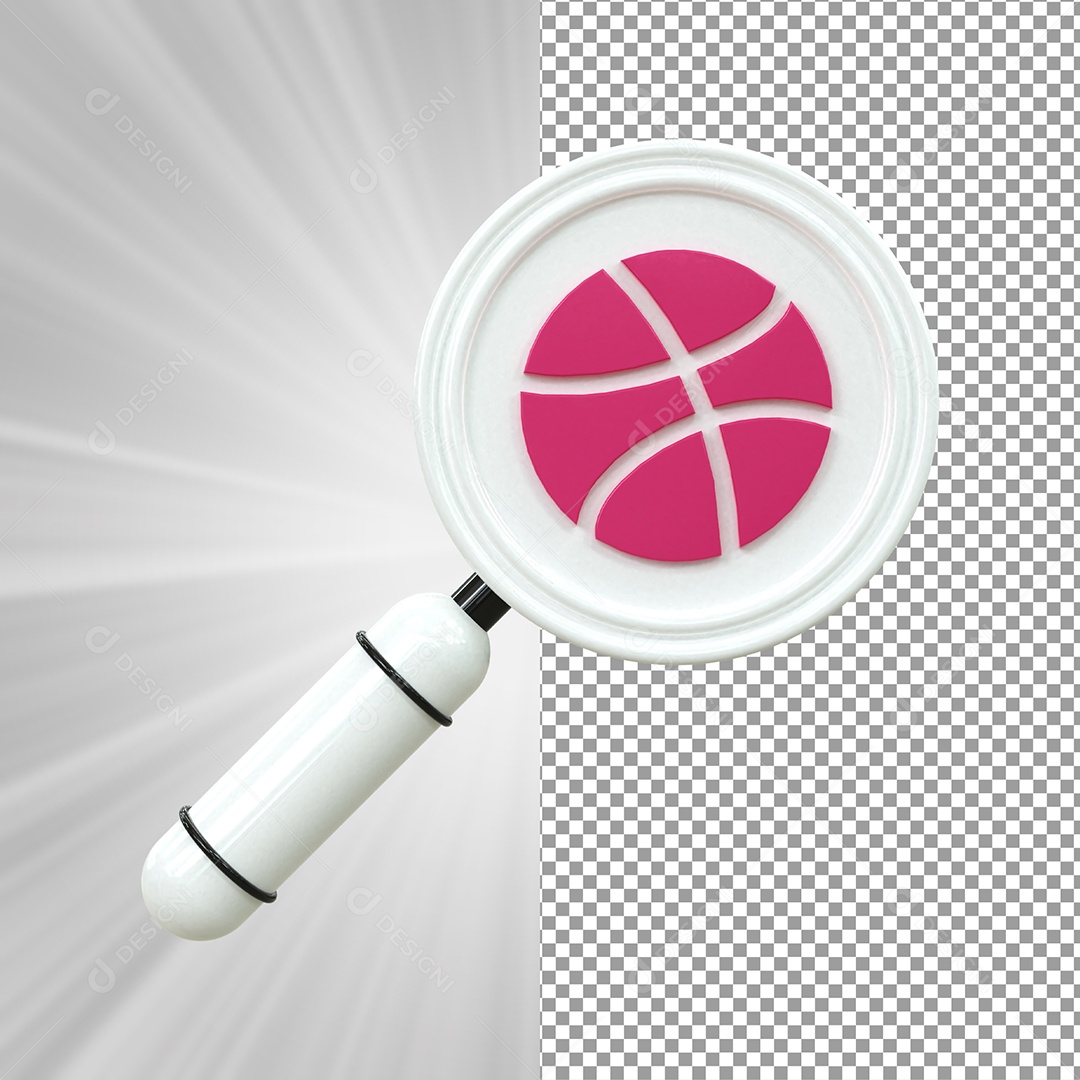 Ícone Do Drible Elemento 3D Para Composição PSD