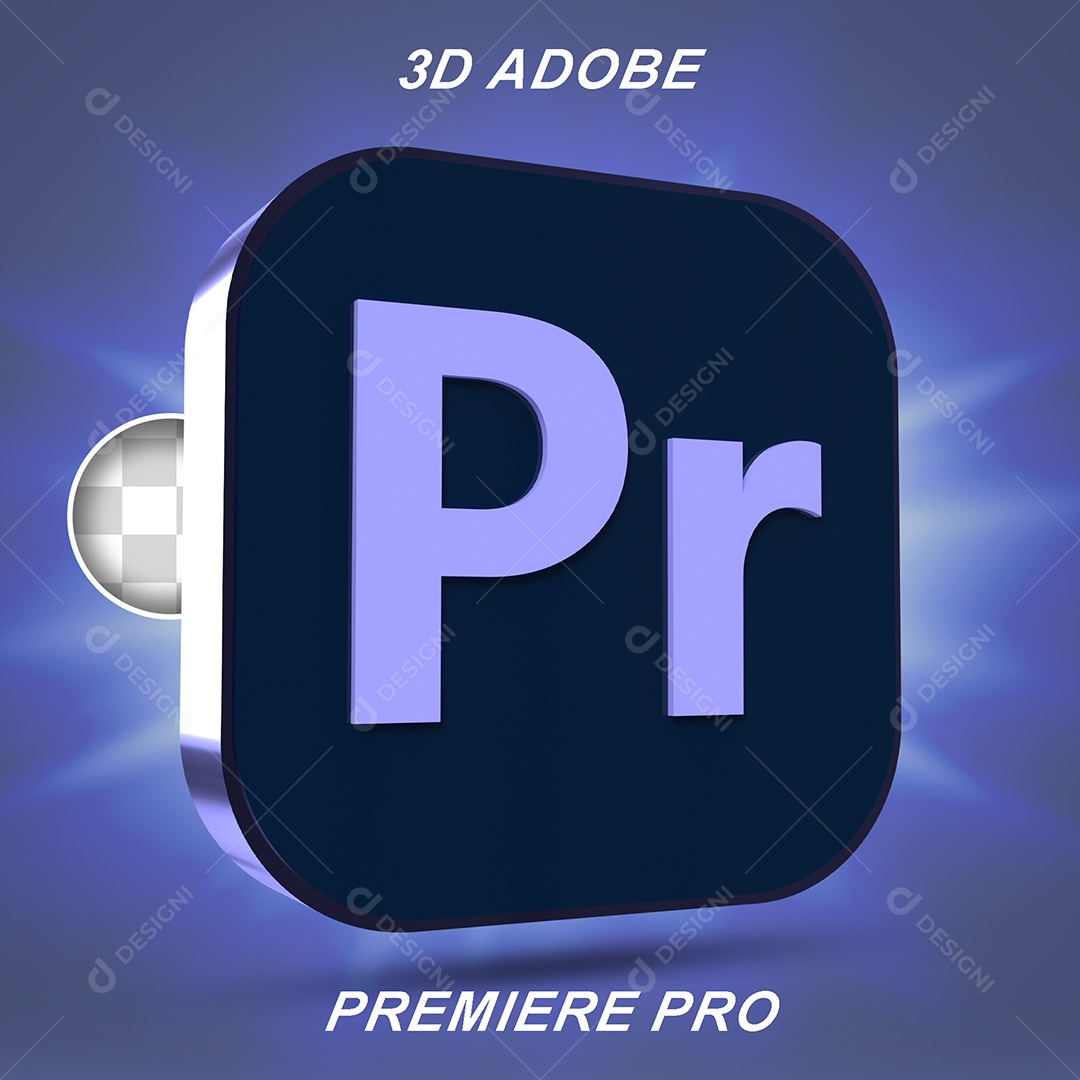 Elemento 3D Adobe Premiere Pro Para Composição PSD