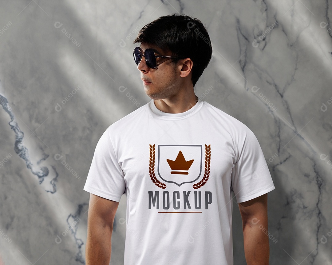 Mockup Camisa Logotipo PSD Editável