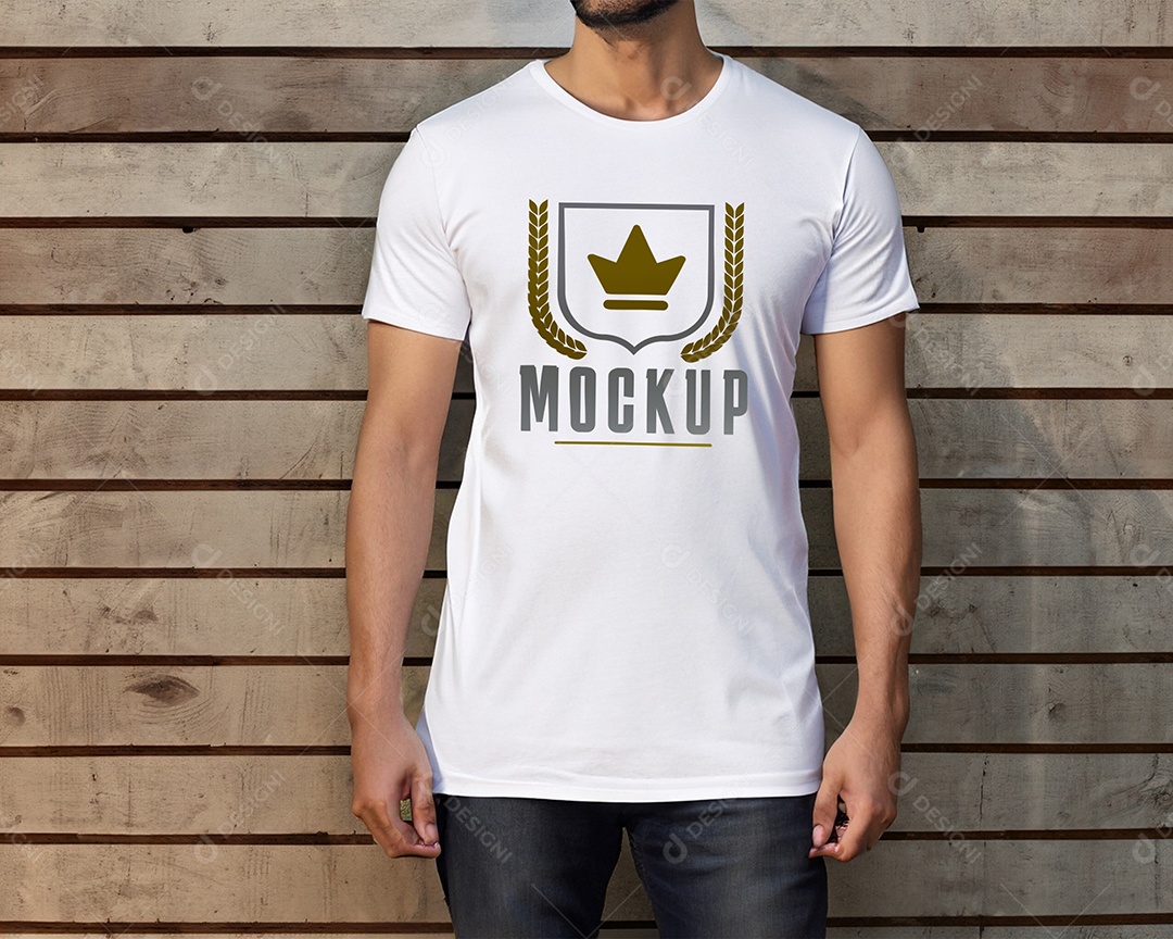 Mockup Camisa Logotipo PSD Editável