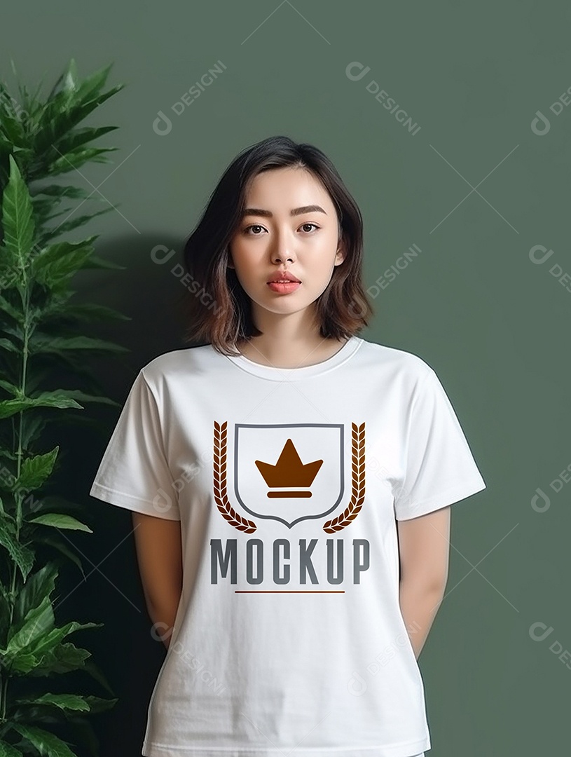 Mockup Camisa Logotipo PSD Editável