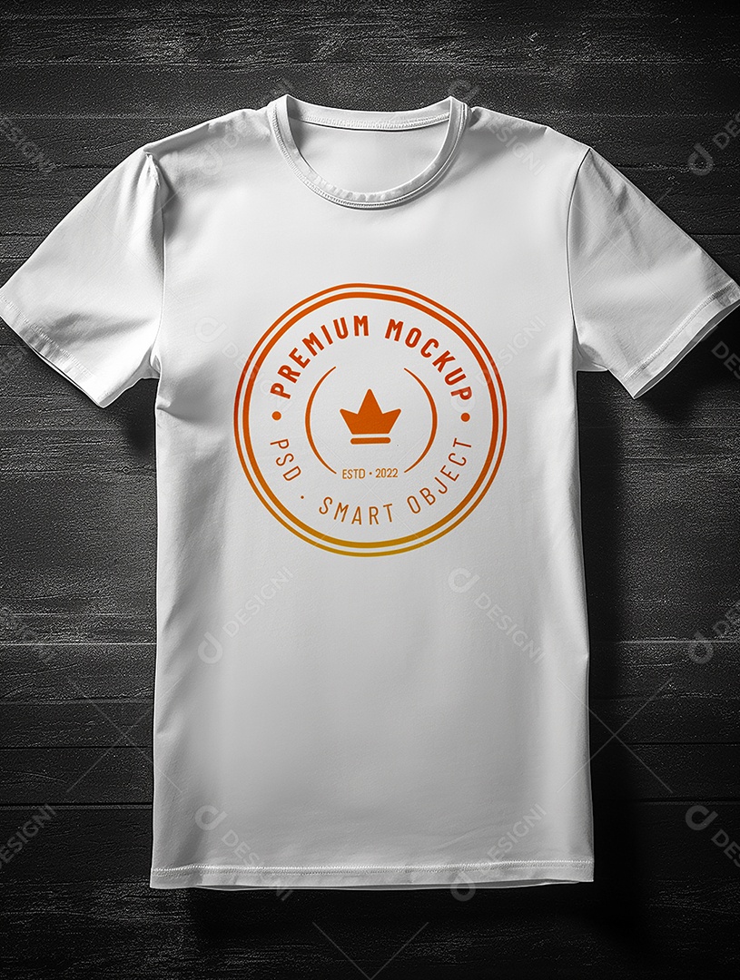 Mockup Camisa Logotipo PSD Editável