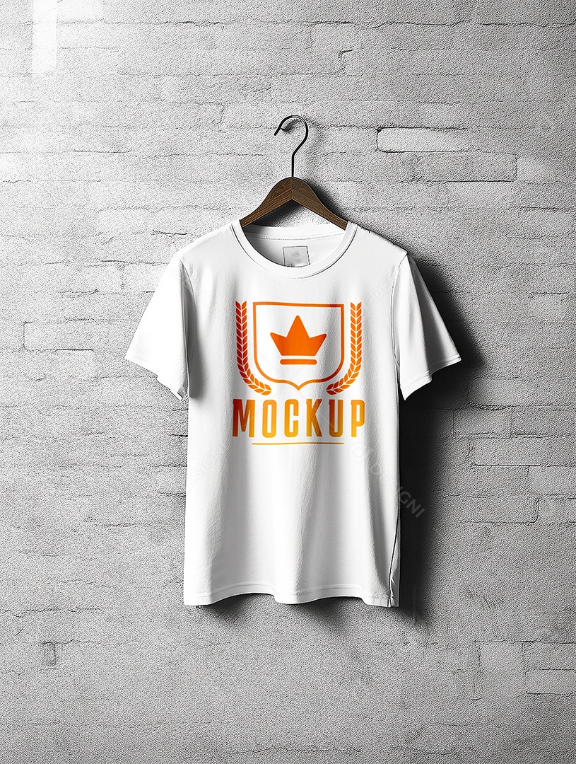 Mockup Camisa Logotipo PSD Editável