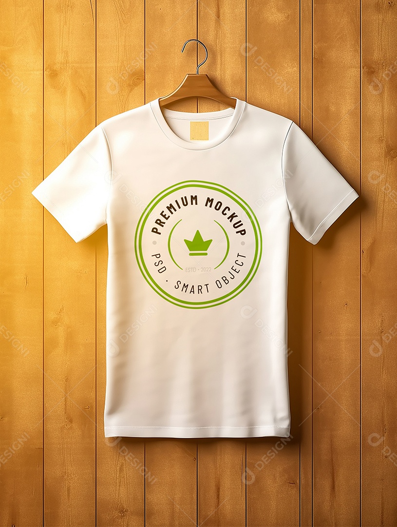 Mockup Camisa Logotipo PSD Editável