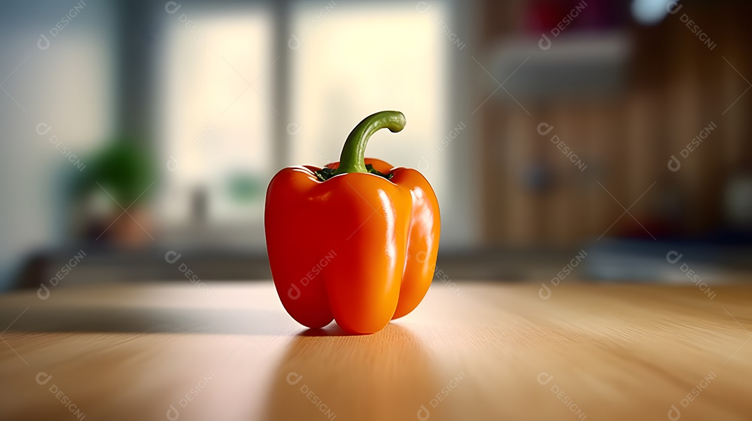 Pimentão Sobre A Mesa
