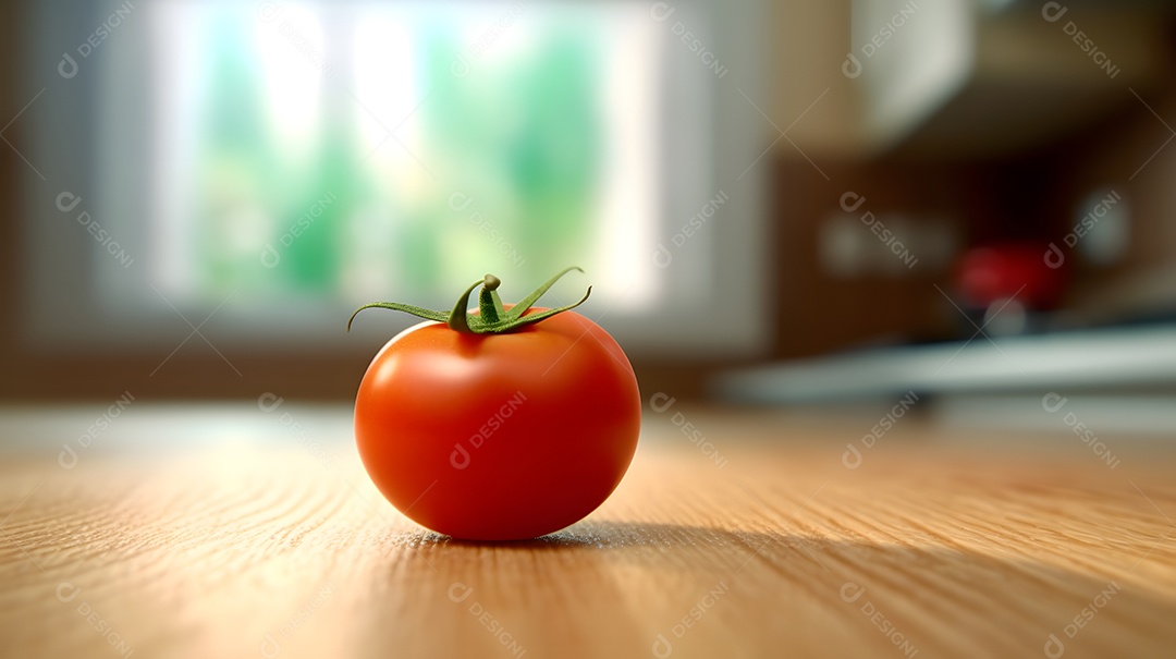 Tomate Sobre A Mesa
