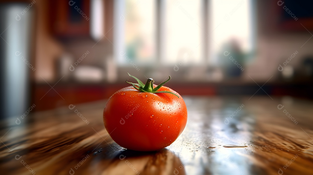 Tomate Sobre A Mesa