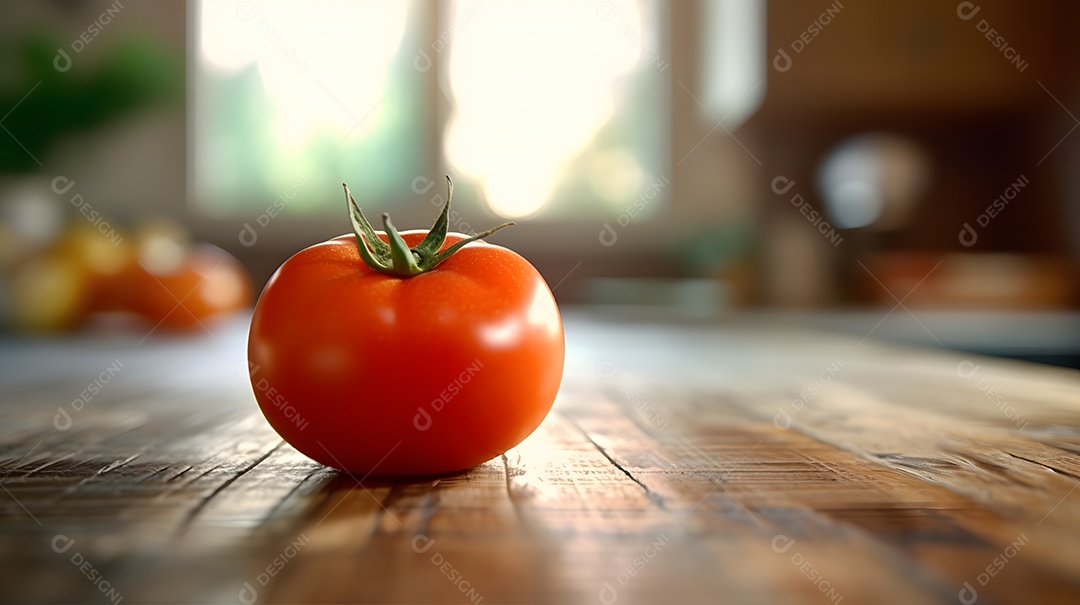 Tomate Sobre A Mesa