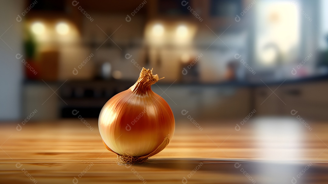 Cebola Sobre A Mesa
