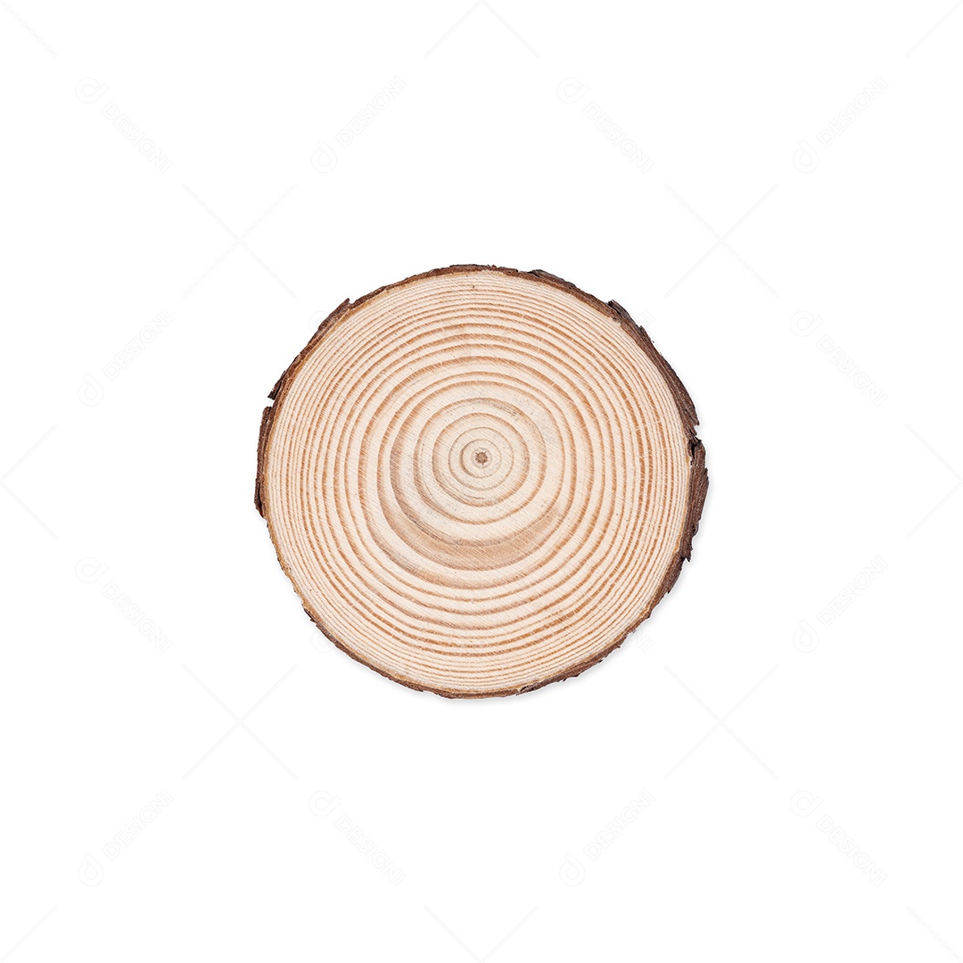 Placa de madeira rústica vazia isolada sobre fundo branco.