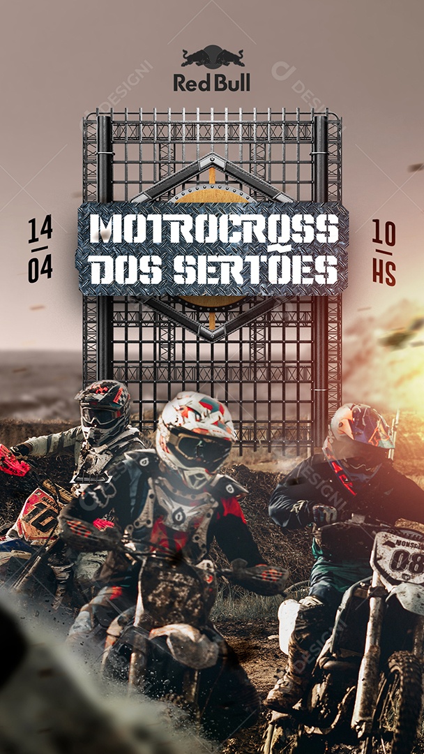 Story Motocross Dos Sertões Etapa Tocantins Social Media PSD Editável