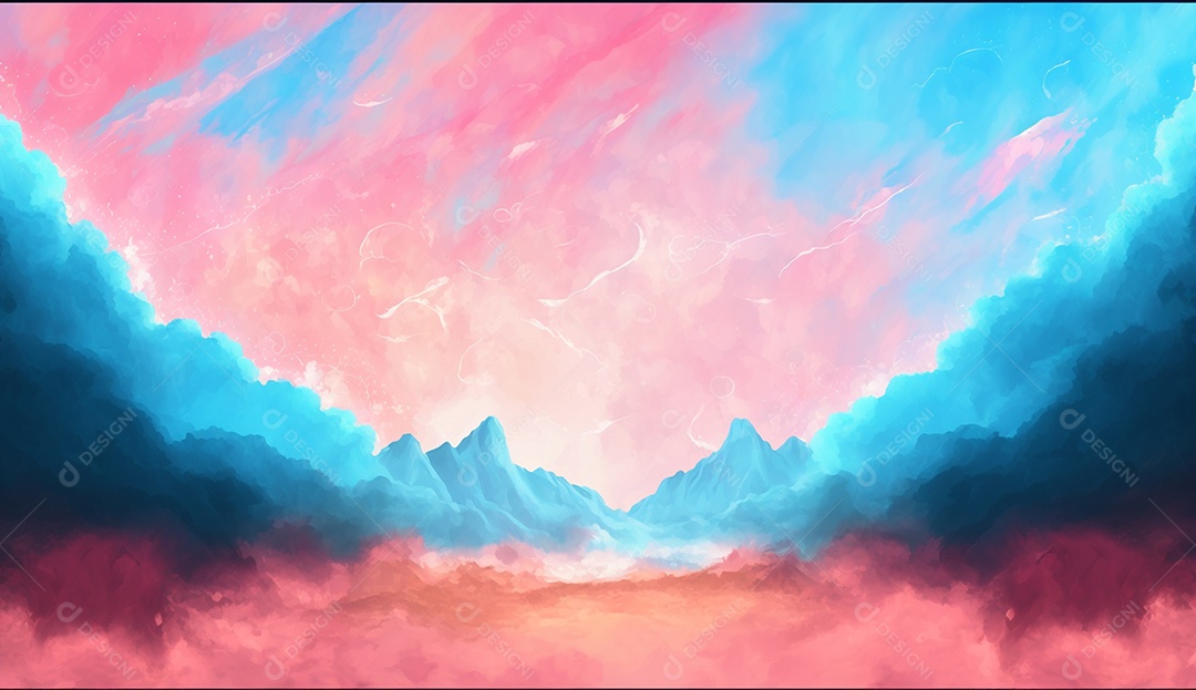 Textura de pintura abstrata colorida