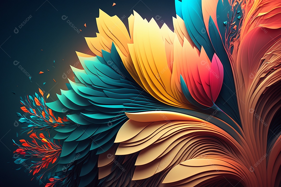 Textura de pintura colorida abstrata